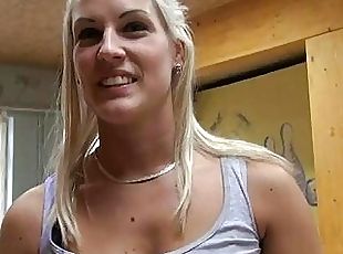 Lusty Czech girl fucked in bowling alley